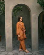 2 PIECE- Embroidered Tropical