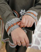 2 PIECE- Embroidered Tropical